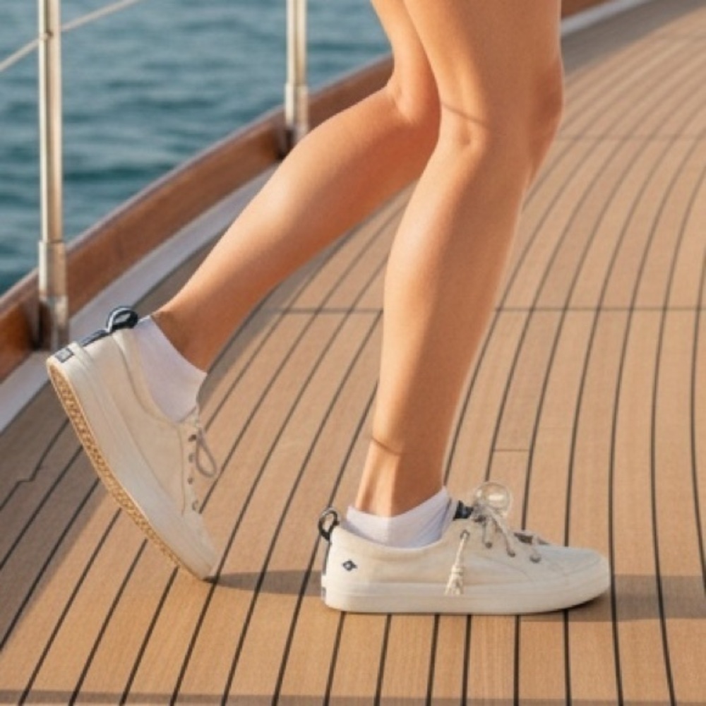 Sperry Cream Canvas Shoes